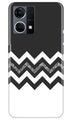 Black white Pattern2Case for Oppo F12 Pro