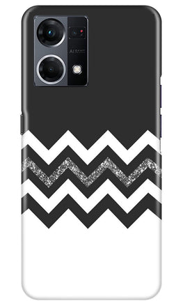 Black white Pattern2Case for Oppo F12 Pro