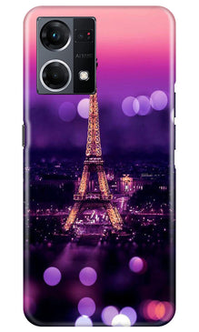 Eiffel Tower Mobile Back Case for Oppo F12 Pro (Design - 86)