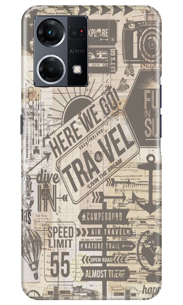 Travel Case for Oppo F12 Pro  (Design - 104)
