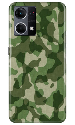 Army Camouflage Case for Oppo F12 Pro(Design - 106)
