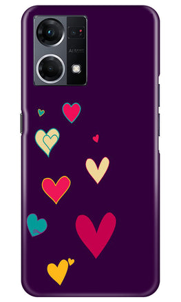 Purple Background Case for Oppo F12 Pro(Design - 107)