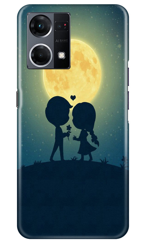 Love Couple Case for Oppo F12 Pro  (Design - 109)