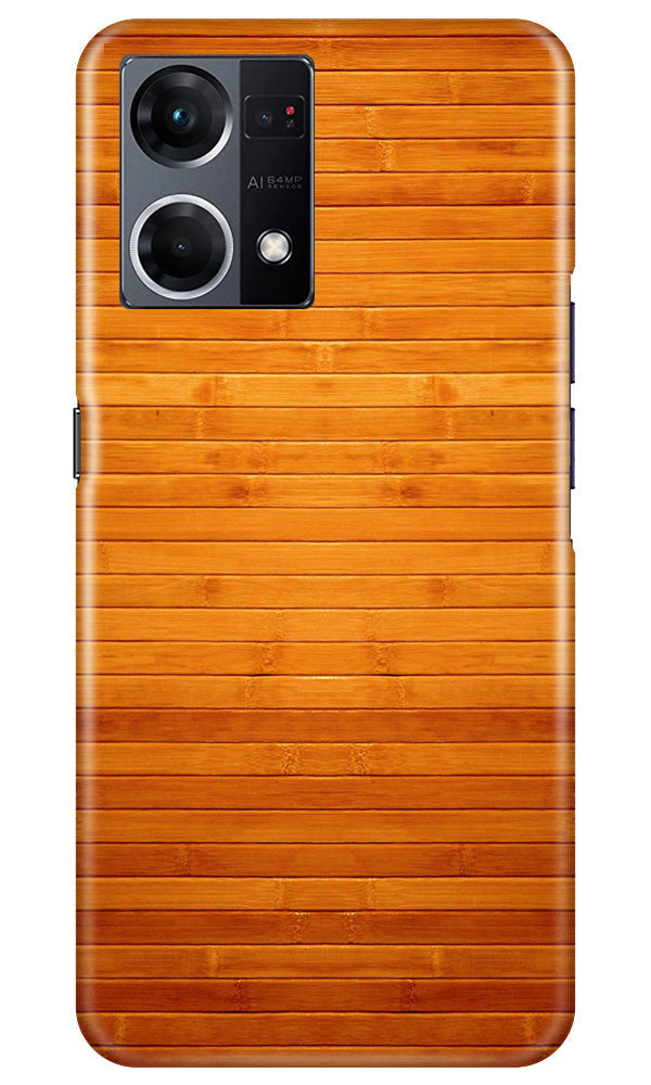 Wooden Look Case for Oppo F12 Pro  (Design - 111)