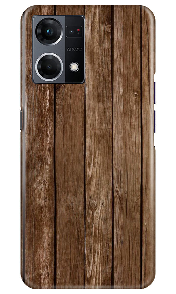 Wooden Look Case for Oppo F12 Pro  (Design - 112)
