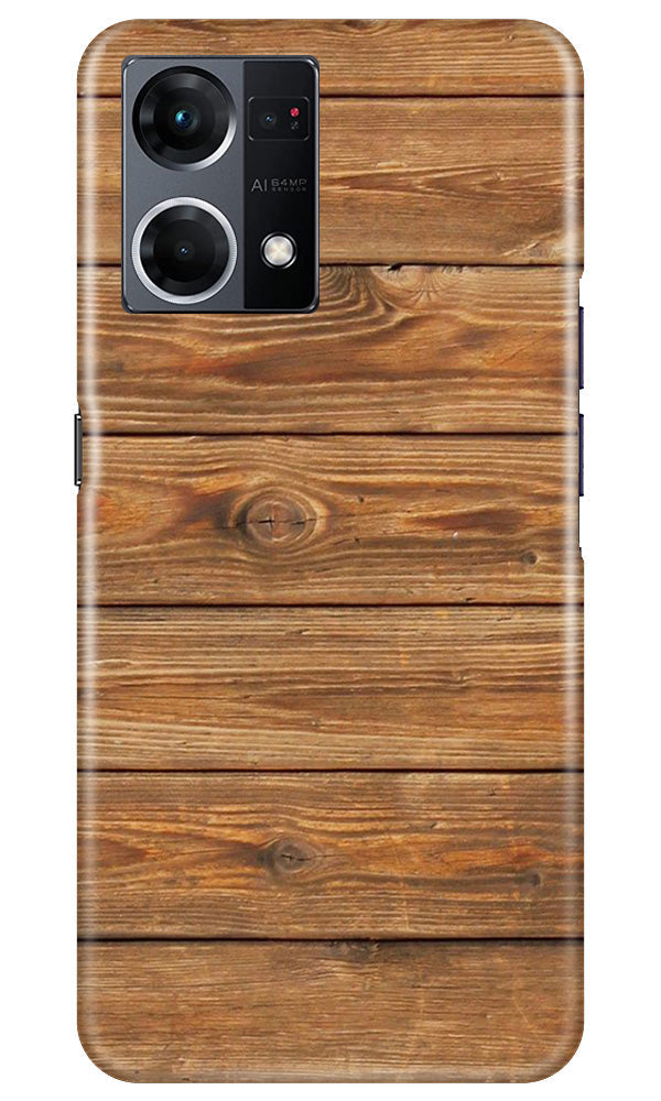 Wooden Look Case for Oppo F12 Pro  (Design - 113)
