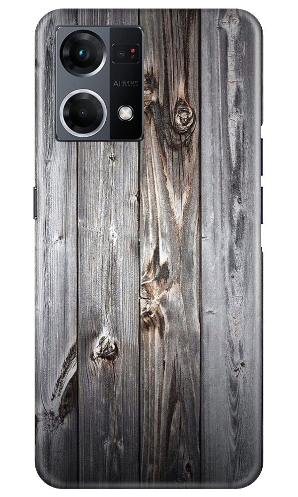 Wooden Look Case for Oppo F12 Pro  (Design - 114)
