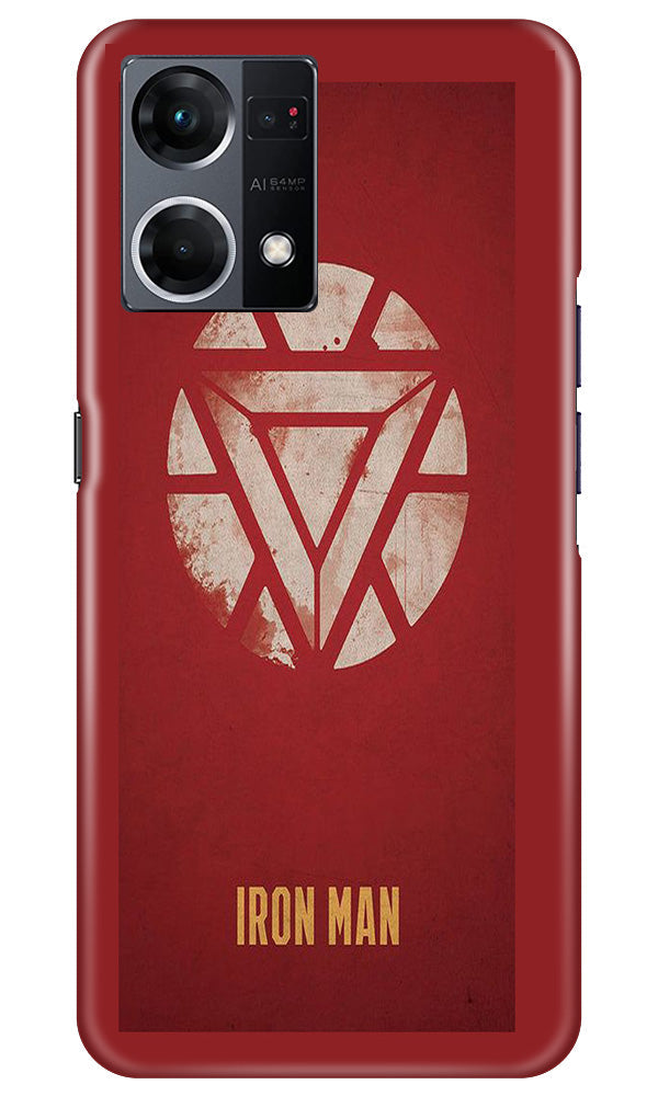 Iron Man Superhero Case for Oppo F12 Pro  (Design - 115)