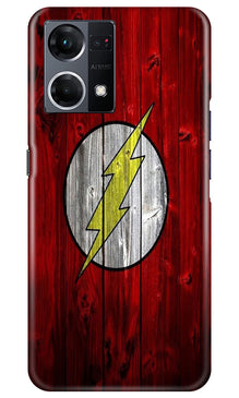 Flash Superhero Mobile Back Case for Oppo F12 Pro  (Design - 116)