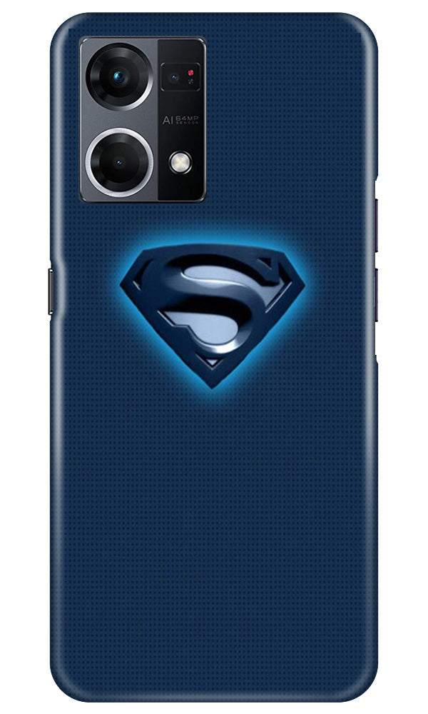 Superman Superhero Case for Oppo F12 Pro  (Design - 117)