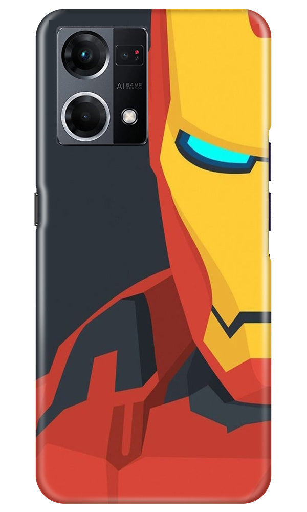 Iron Man Superhero Case for Oppo F12 Pro  (Design - 120)