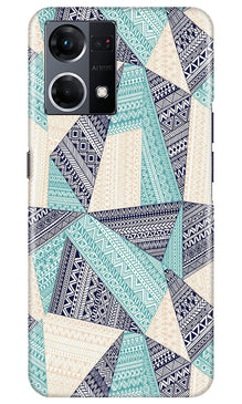 Desingner Pattern Mobile Back Case for Oppo F12 Pro  (Design - 123)
