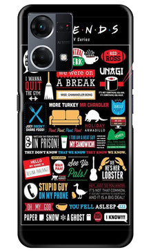 Friends Mobile Back Case for Oppo F12 Pro  (Design - 145)