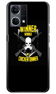 Winner Winner Chicken Dinner Mobile Back Case for Oppo F12 Pro  (Design - 147)