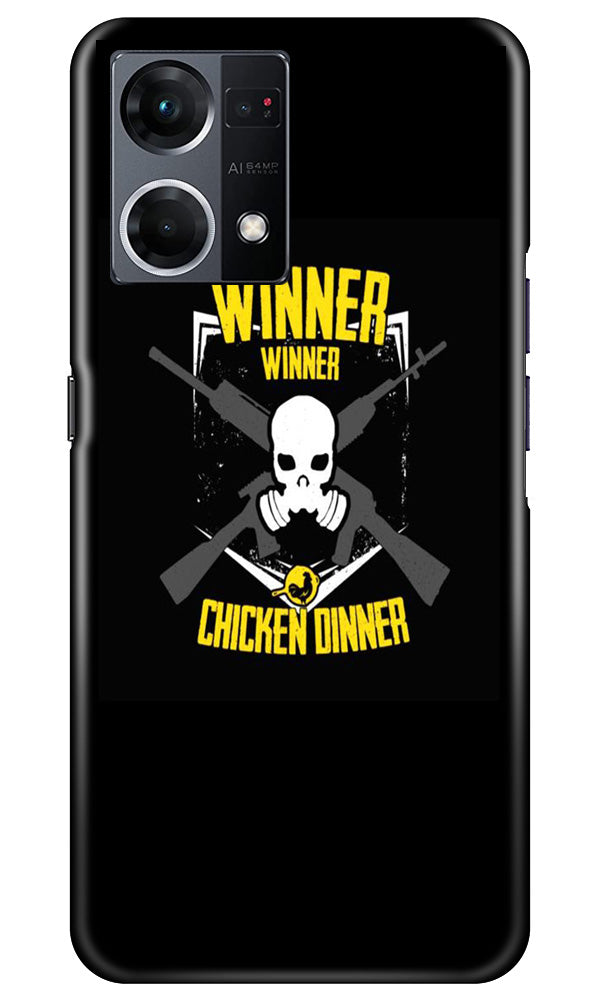 Winner Winner Chicken Dinner Case for Oppo F12 Pro  (Design - 147)