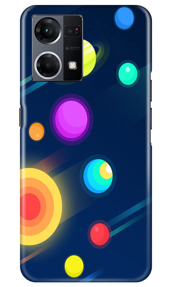 Solar Planet Case for Oppo F12 Pro (Design - 166)