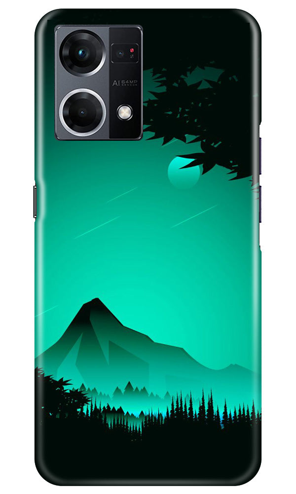 Moon Mountain Case for Oppo F12 Pro (Design - 173)