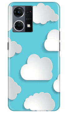 Clouds Mobile Back Case for Oppo F12 Pro (Design - 179)