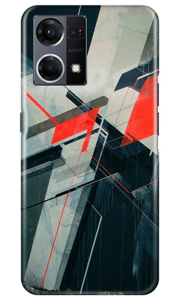 Modern Art Case for Oppo F12 Pro (Design No. 199)