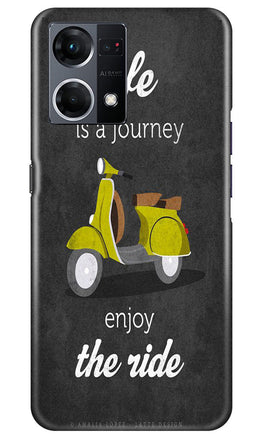 Vintage Scooter Case for Oppo F12 Pro (Design No. 229)