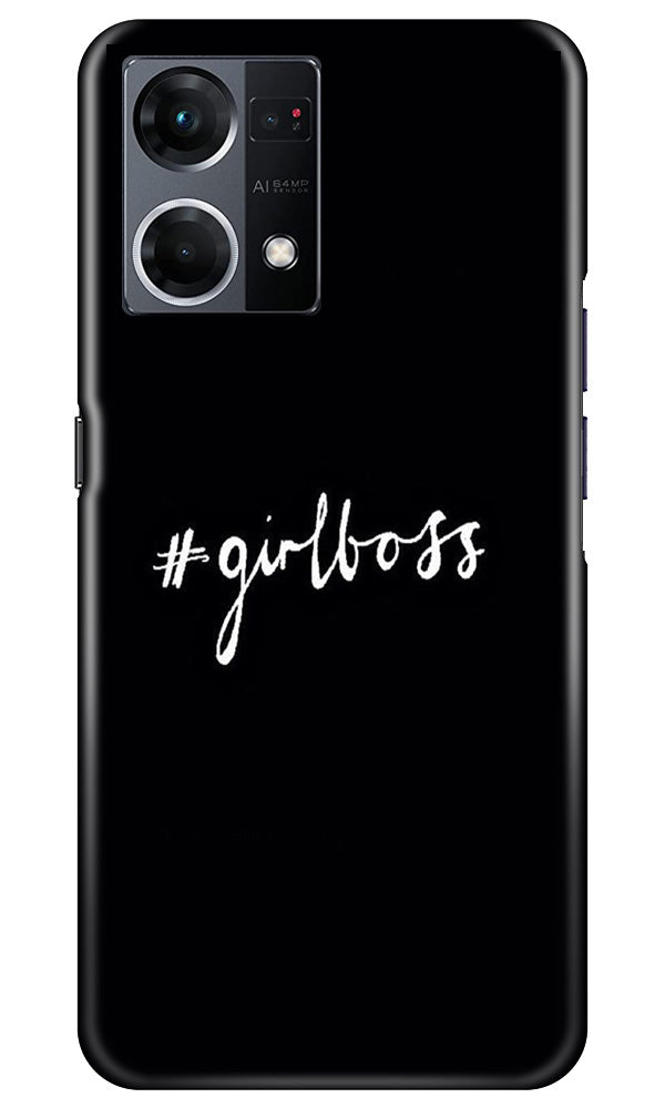 Like a Girl Boss Case for Oppo F12 Pro (Design No. 234)