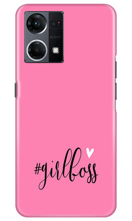 Girl Boss Black Case for Oppo F12 Pro (Design No. 237)