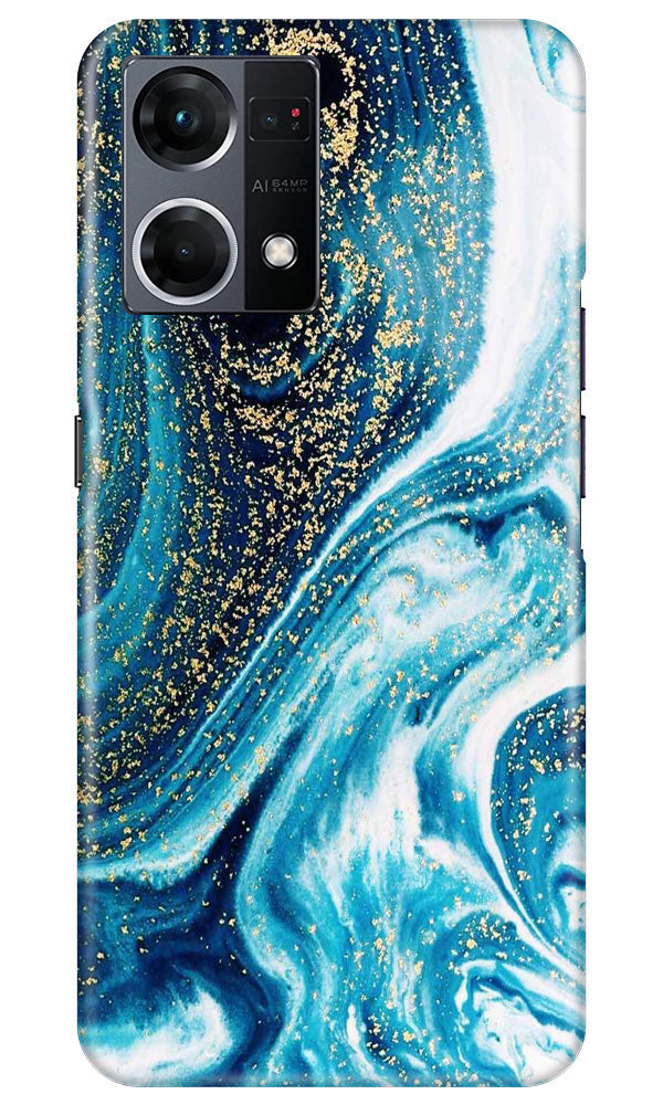 Marble Texture Mobile Back Case for Oppo F12 Pro (Design - 269)