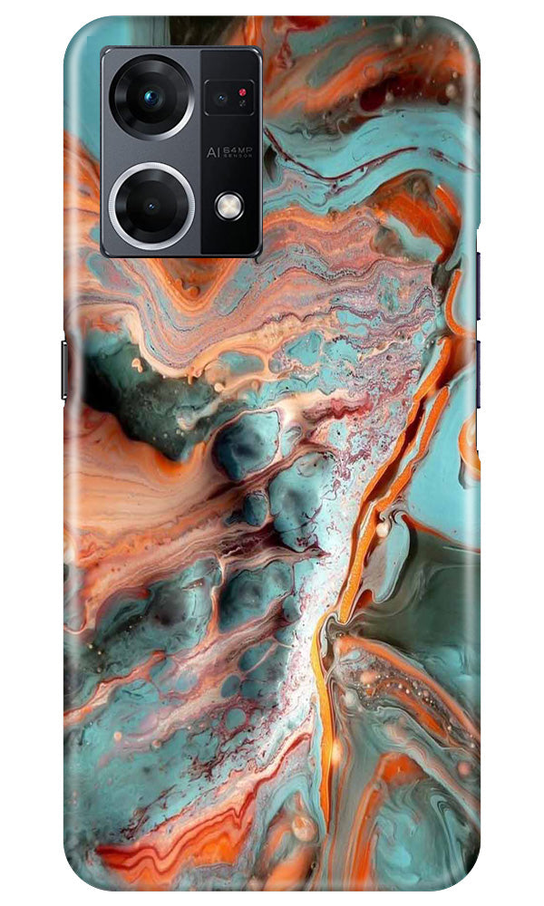Marble Texture Mobile Back Case for Oppo F12 Pro (Design - 270)
