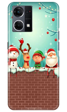 Santa Claus Mobile Back Case for Oppo F12 Pro (Design - 296)