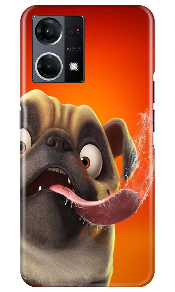 Dog Mobile Back Case for Oppo F12 Pro (Design - 303)
