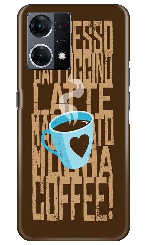 Love Coffee Mobile Back Case for Oppo F12 Pro (Design - 311)