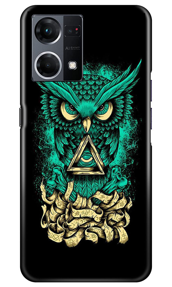 Owl Mobile Back Case for Oppo F12 Pro (Design - 317)