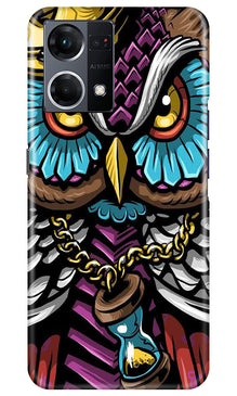 Owl Mobile Back Case for Oppo F12 Pro (Design - 318)