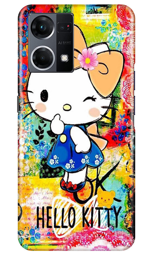Hello Kitty Mobile Back Case for Oppo F12 Pro (Design - 321)