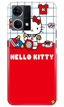 Hello Kitty Mobile Back Case for Oppo F12 Pro (Design - 322)