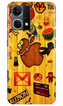 Wooden Texture Mobile Back Case for Oppo F12 Pro (Design - 326)