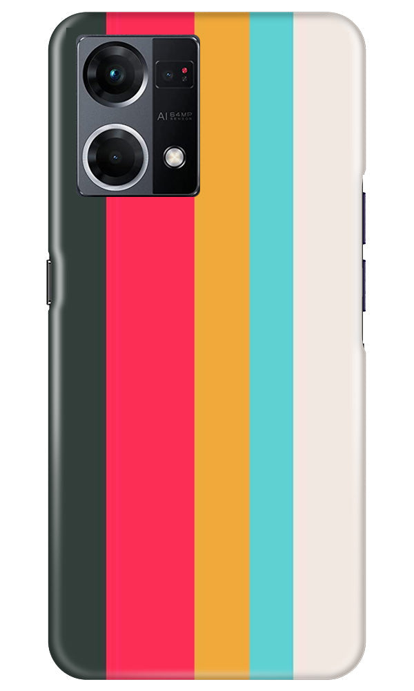 Color Pattern Mobile Back Case for Oppo F12 Pro (Design - 328)