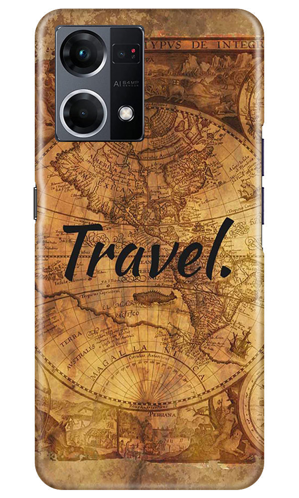 Travel Mobile Back Case for Oppo F12 Pro (Design - 334)