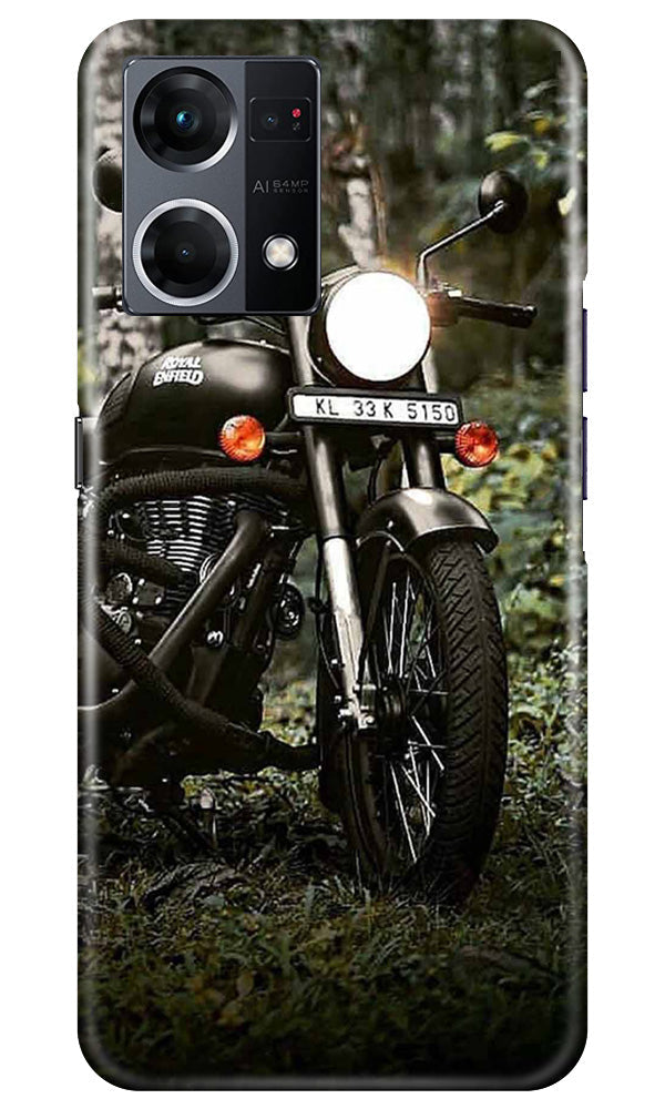 Royal Enfield Mobile Back Case for Oppo F12 Pro (Design - 343)