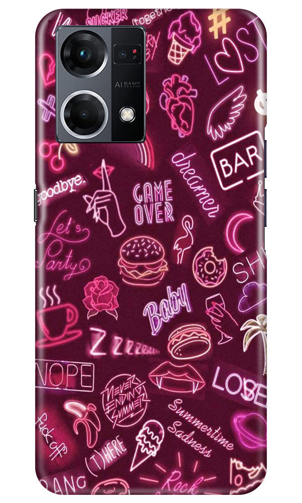 Party Theme Mobile Back Case for Oppo F12 Pro (Design - 350)