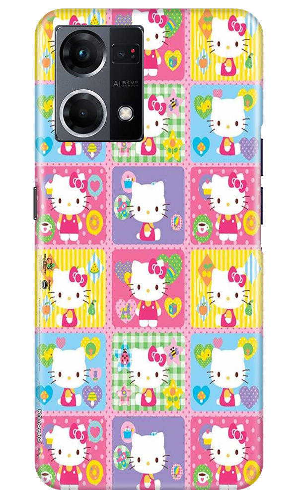 Kitty Mobile Back Case for Oppo F12 Pro (Design - 357)