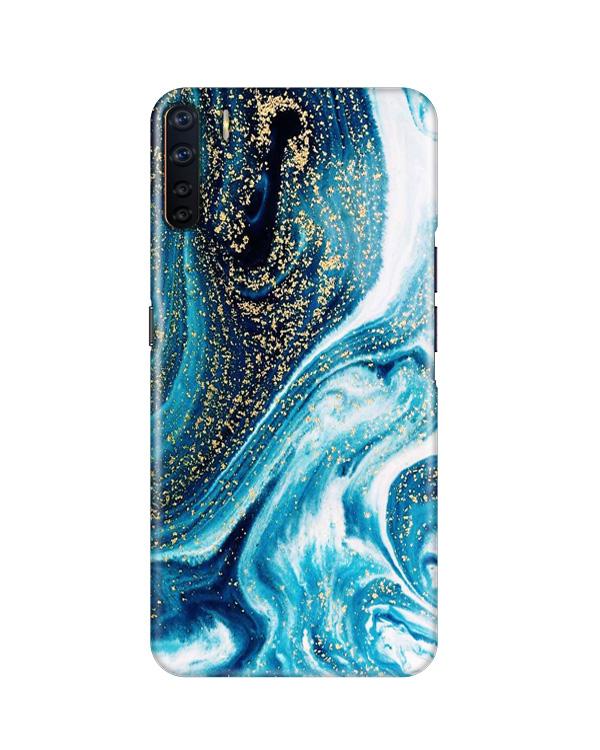Marble Texture Mobile Back Case for Oppo F15  (Design - 308)