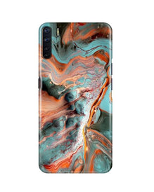 Marble Texture Mobile Back Case for Oppo F15  (Design - 309)