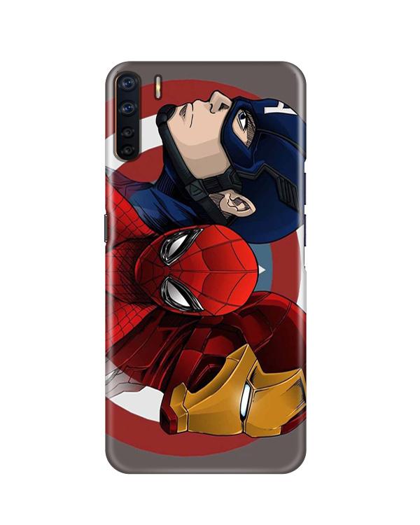 Superhero Mobile Back Case for Oppo F15(Design - 311)