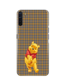 Pooh Mobile Back Case for Oppo F15  (Design - 321)