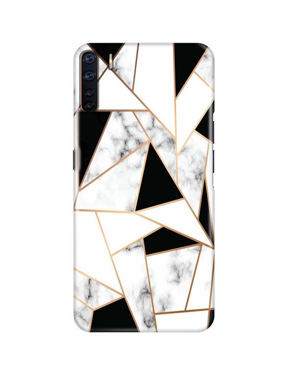 Marble Texture Mobile Back Case for Oppo F15(Design - 322)