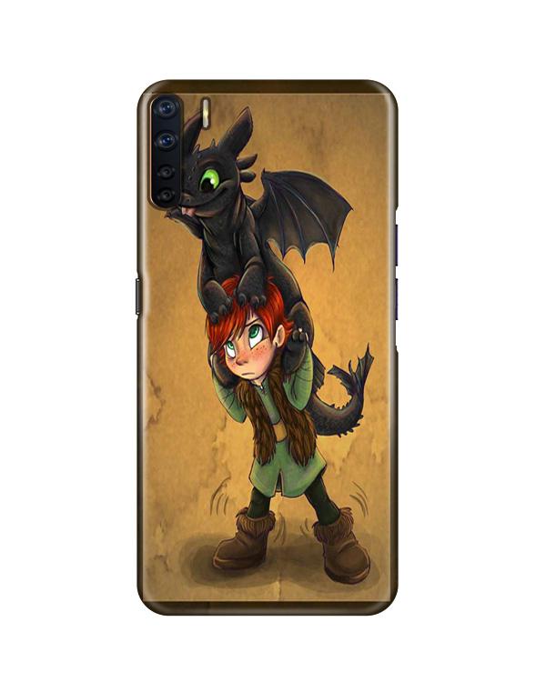 Dragon Mobile Back Case for Oppo F15  (Design - 336)