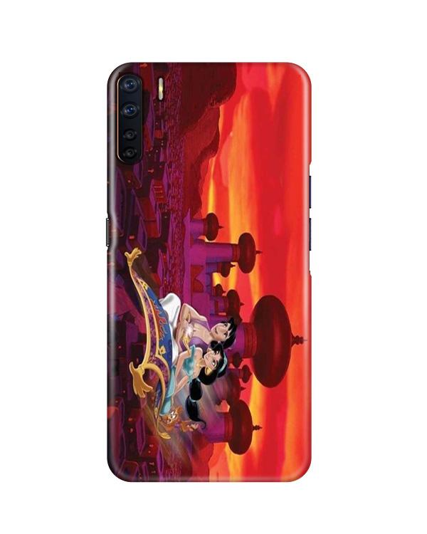 Aladdin Mobile Back Case for Oppo F15(Design - 345)