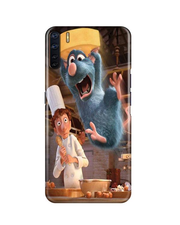 Ratatouille Mobile Back Case for Oppo F15  (Design - 347)
