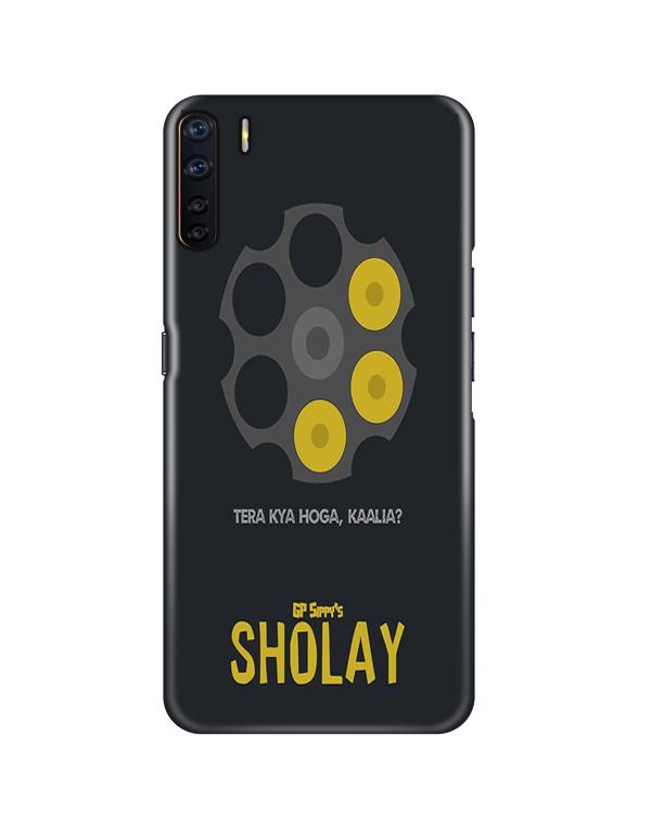 Sholay Mobile Back Case for Oppo F15  (Design - 356)